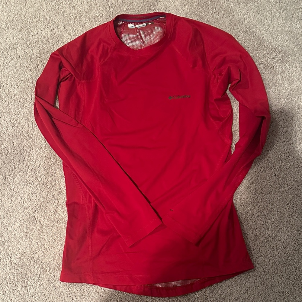 Columbia Red Long Sleeve base layer